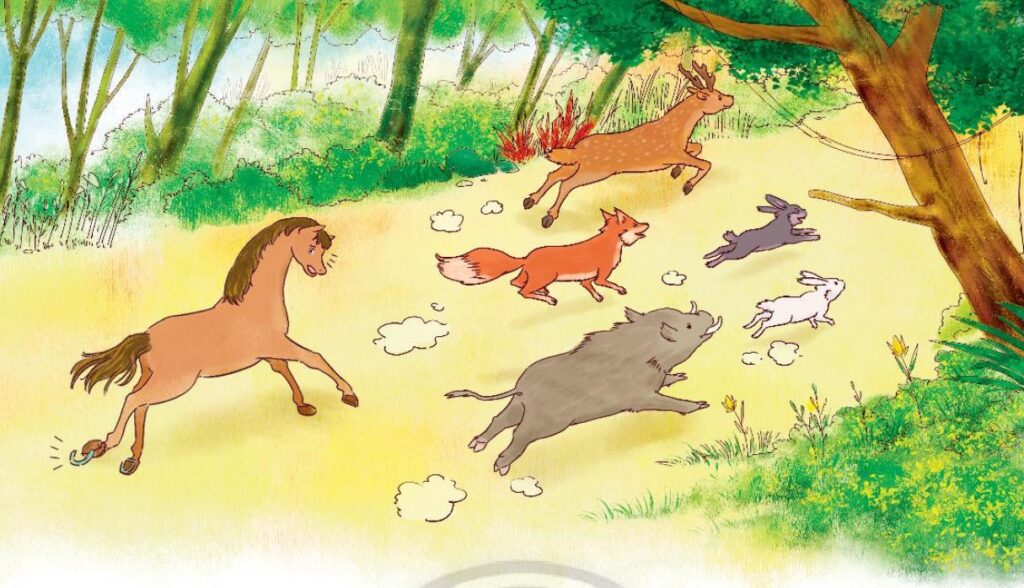 Bài 1: Cuộc chạy đua trong rừng Tiếng Việt lớp 3 Chân trời sáng tạo