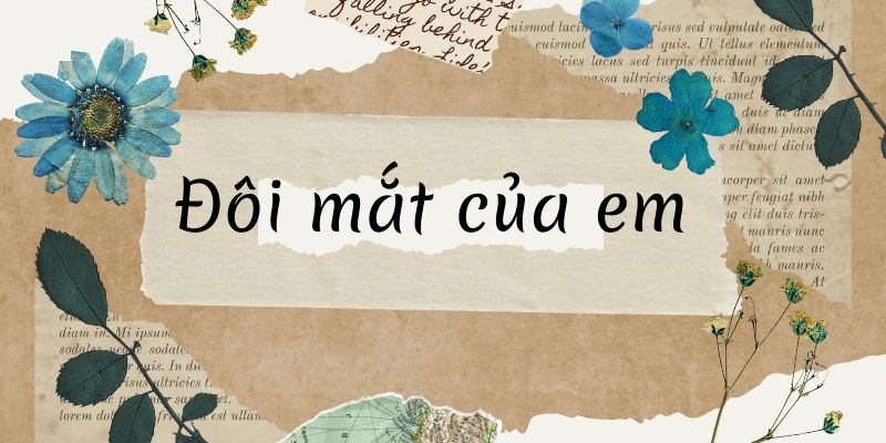 Bài thơ Đôi mắt của em