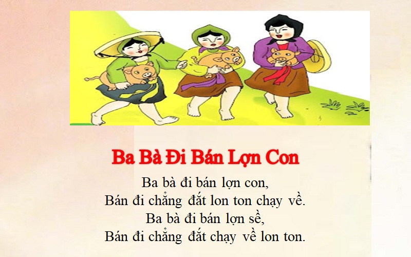 dong-dao-ba-ba-di-ban-lon-con-1 Đồng dao ba bà đi bán lợn con