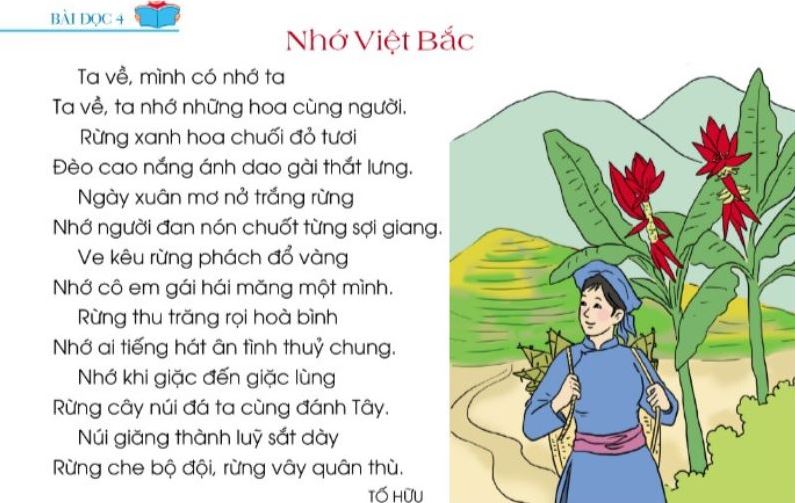 Nhớ Việt Bắc lớp 3 | Tiếng Việt lớp 3 Cánh diều