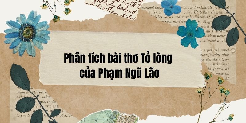 Phân tích bài thơ Tỏ lòng của Phạm Ngũ Lão – Ngữ Văn 10 Kết Nối Tri Thức