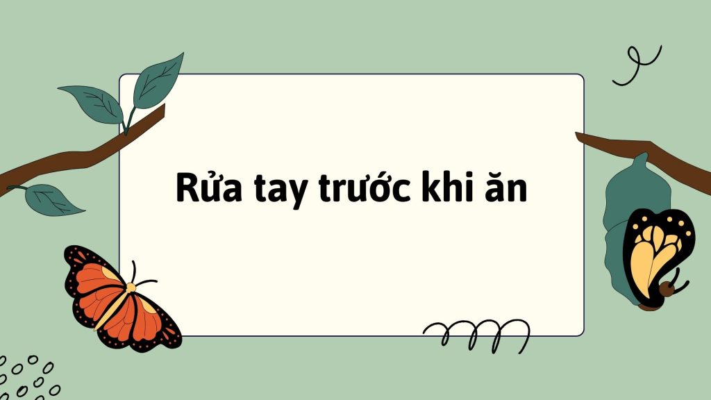 Rửa tay trước khi ăn – Giải Vở bài tập Tiếng Việt lớp 1 trang 29, 30