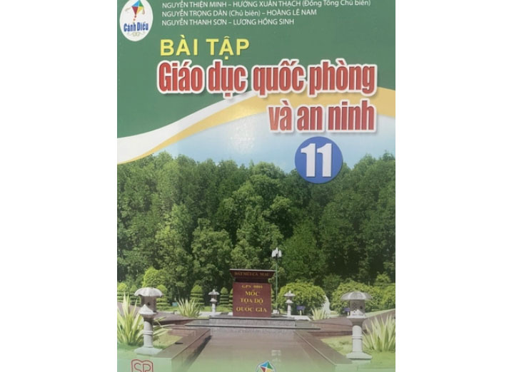 Sách giáo khoa (SGK) – Bài Tập Giáo Dục Quốc Phòng Và An Ninh Lớp 11 Cánh diều