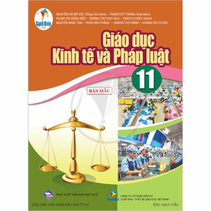 Sách giáo khoa (SGK) – Giáo Dục Kinh Tế Và Pháp Luật Lớp 11 Cánh diều