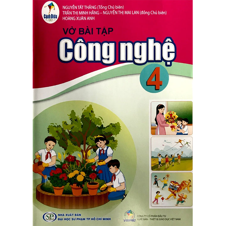 Sách giáo khoa (SGK) – Vở Bài Tập Công Nghệ Lớp Lớp 4 Cánh diều
