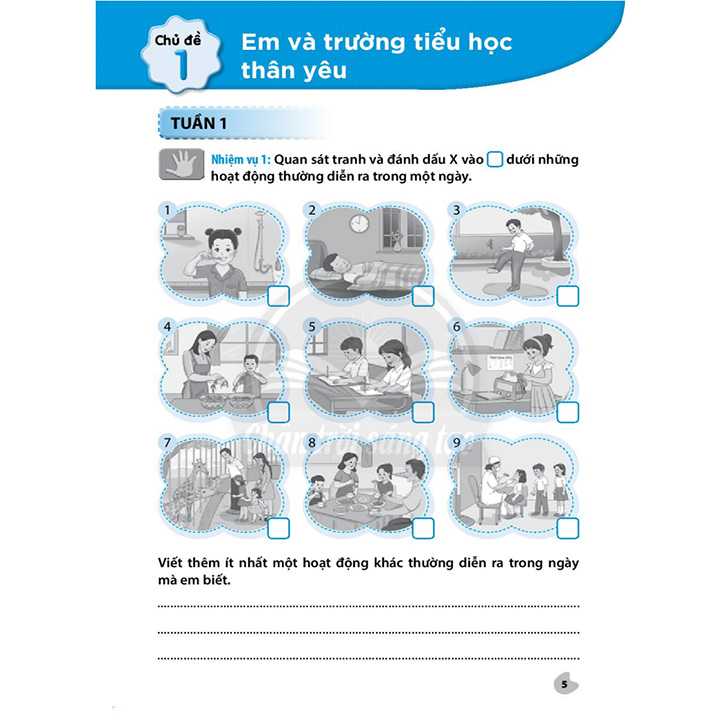 Sách giáo khoa (SGK) – Vở Bài Tập Hoạt Động Trải Nghiệm Lớp 3 Chân trời sáng tạo