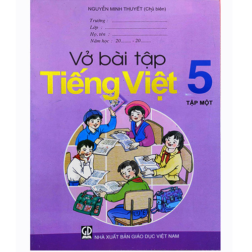 Sách giáo khoa (SGK) – Vở Bài Tập Tiếng Việt Lớp 5 Tập 1 Kết nối tri thức với cuộc sống