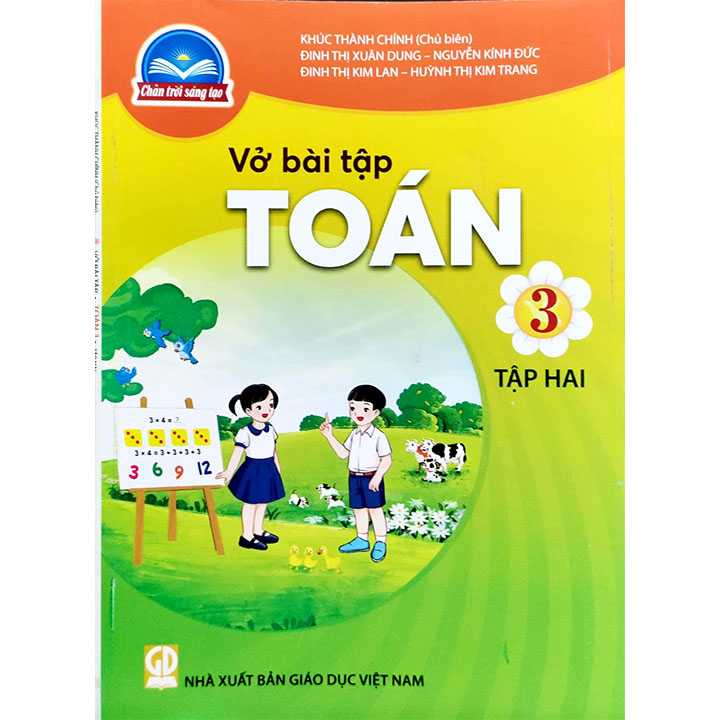 Sách giáo khoa (SGK) – Vở Bài Tập Toán Lớp 3 Tập 2 Chân trời sáng tạo