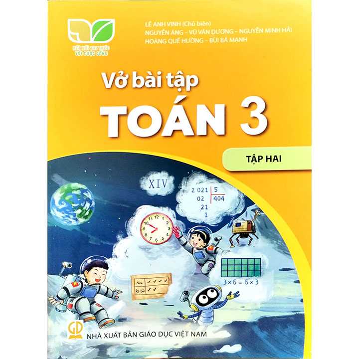 Sách giáo khoa (SGK) – Vở Bài Tập Toán Lớp 3 Tập 2 Kết nối tri thức với cuộc sống