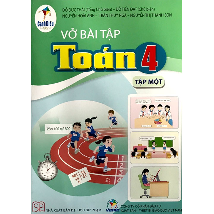 Sách giáo khoa (SGK) – Vở Bài Tập Toán Lớp Lớp 4 Tập 1 Cánh diều