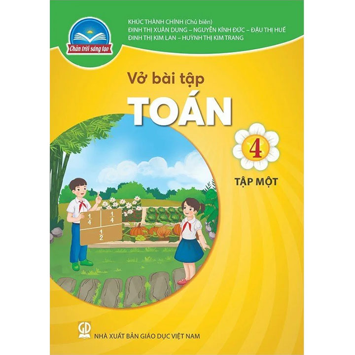 Sách giáo khoa (SGK) – Vở Bài Tập Toán Lớp Lớp 4 Tập 1 Chân trời sáng tạo
