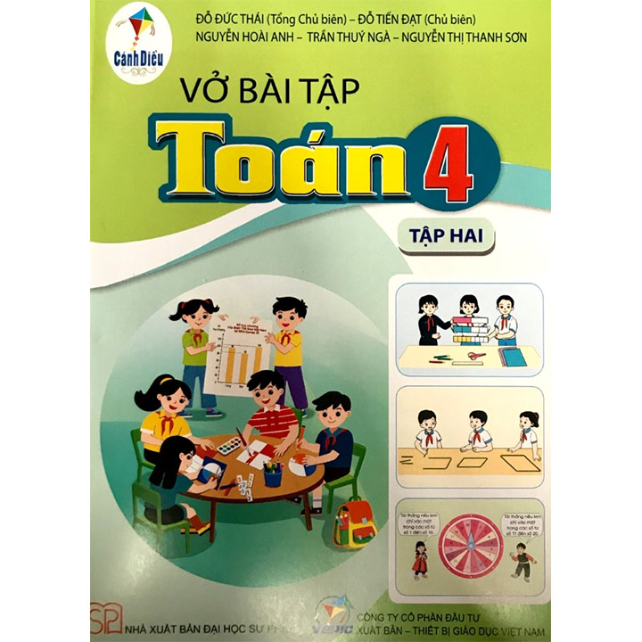 Sách giáo khoa (SGK) – Vở Bài Tập Toán Lớp Lớp 4 Tập 2 Cánh diều