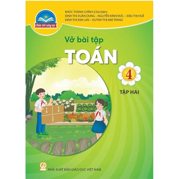 Sách giáo khoa (SGK) – Vở Bài Tập Toán Lớp Lớp 4 Tập 2 Chân trời sáng tạo