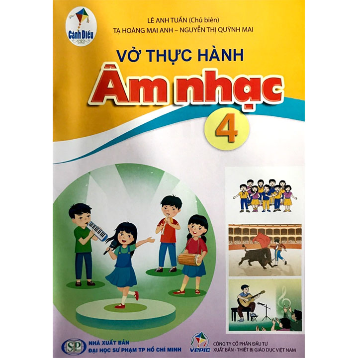 Sách giáo khoa (SGK) – Vở Thực Hành Âm Nhạc Lớp Lớp 4 Cánh diều