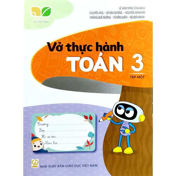 Sách giáo khoa (SGK) – Vở Thực Hành – Toán Lớp 3 Tập 1 Kết nối tri thức với cuộc sống