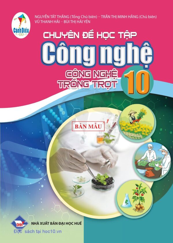 Sách giáo khoa (SGK) – Chuyên đề học Công nghệ trồng trọt 1 lớp 0 – Cánh diều