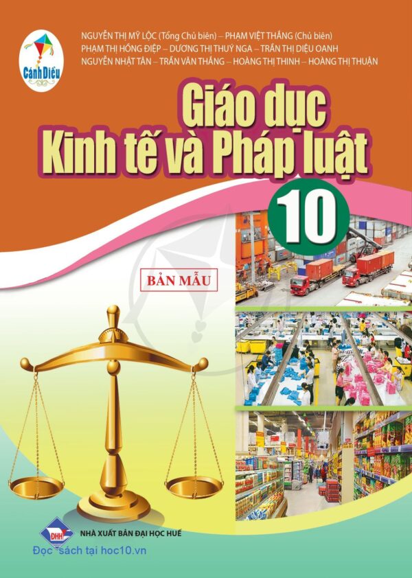 Sách giáo khoa (SGK) – Giáo dục Kinh tế và Pháp luật 1 lớp 0 – Cánh diều