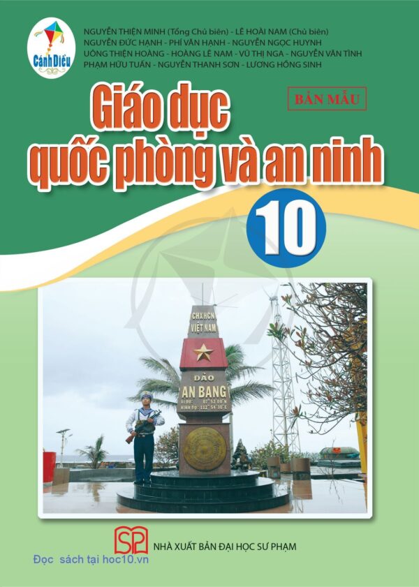 Sách giáo khoa (SGK) – Giáo dục Quốc phòng và An ninh 1 lớp 0 – Cánh diều