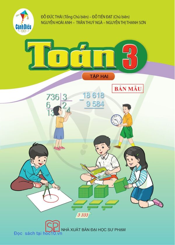 Sách giáo khoa (SGK) – Toán lớp 3 Tập 2 – Cánh diều