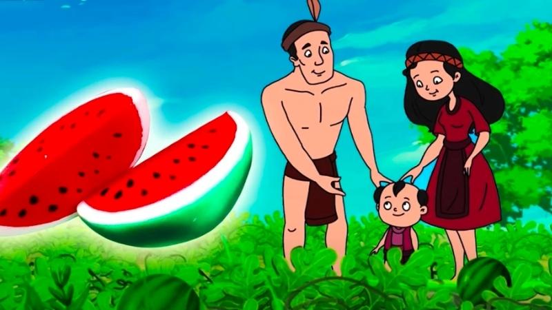 su-tich-dua-hau-1 Sự tích dưa hấu - Câu chuyện về sự chăm chỉ, vượt lên số phận
