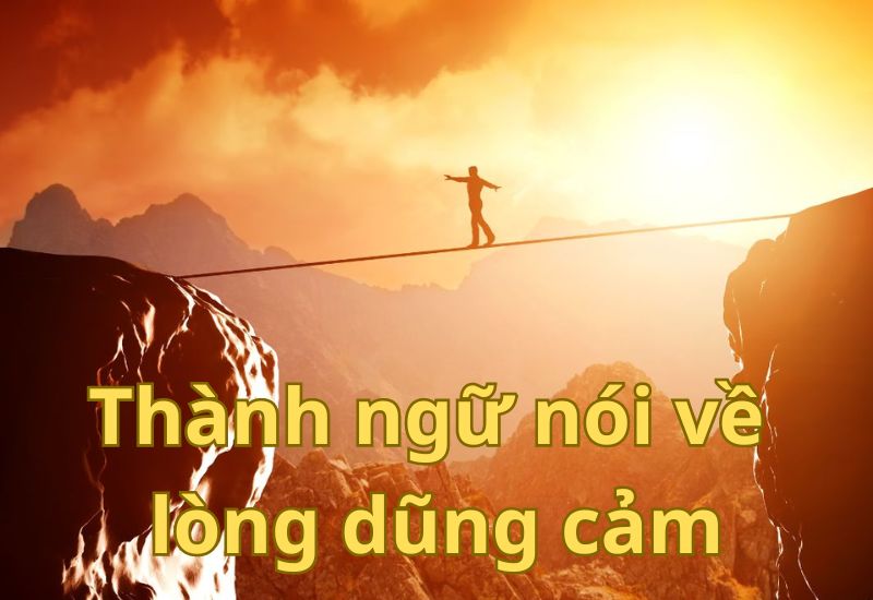 thanh-ngu-ve-long-dung-cam thành ngữ về lòng dũng cảm