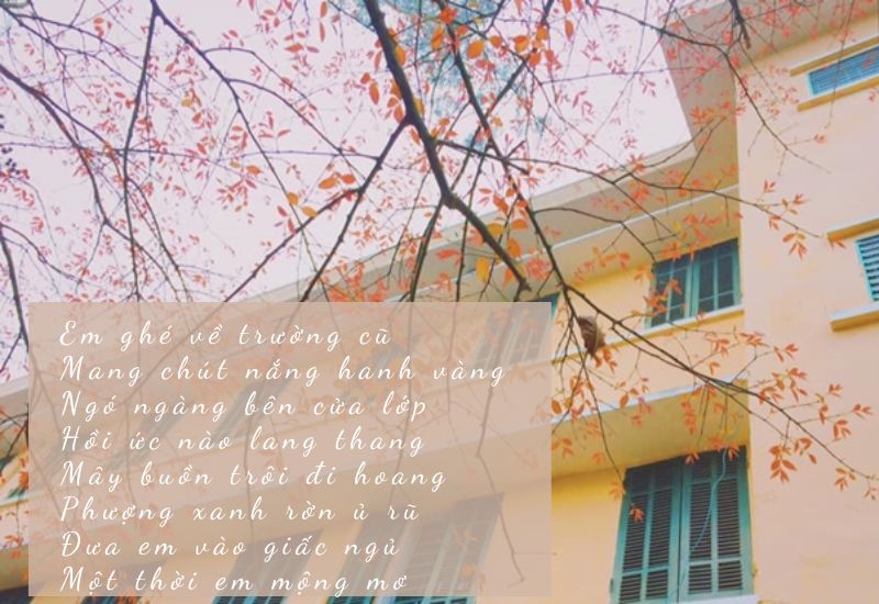 tho-5-chu-ve-mai-truong thơ 5 chữ về mái trường