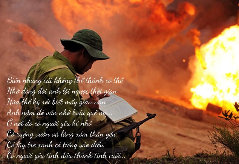 tho-linh-nho-nguoi-yeu thơ lính nhớ người yêu