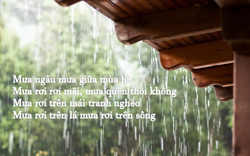 tho-mua Thơ mưa