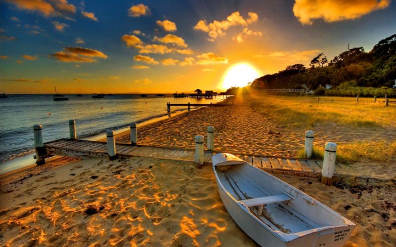 tho-ve-hoang-hon-tren-bien thơ về hoàng hôn trên biển