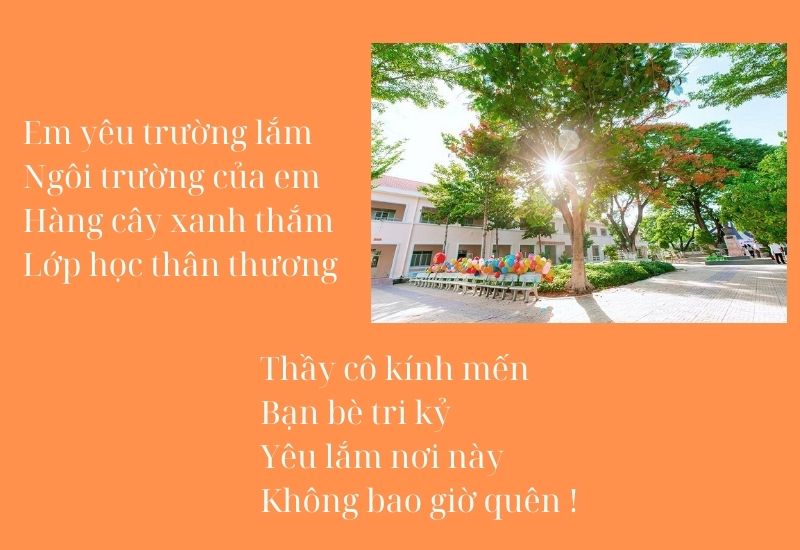tho-ve-mai-truong-ngan thơ về mái trường ngắn
