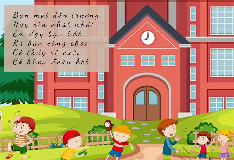 tho-ve-truong-lop-mam-non thơ về trường lớp mầm non