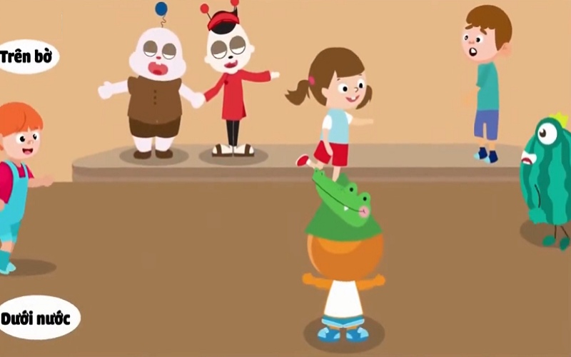 Trò chơi cá sấu lên bờ