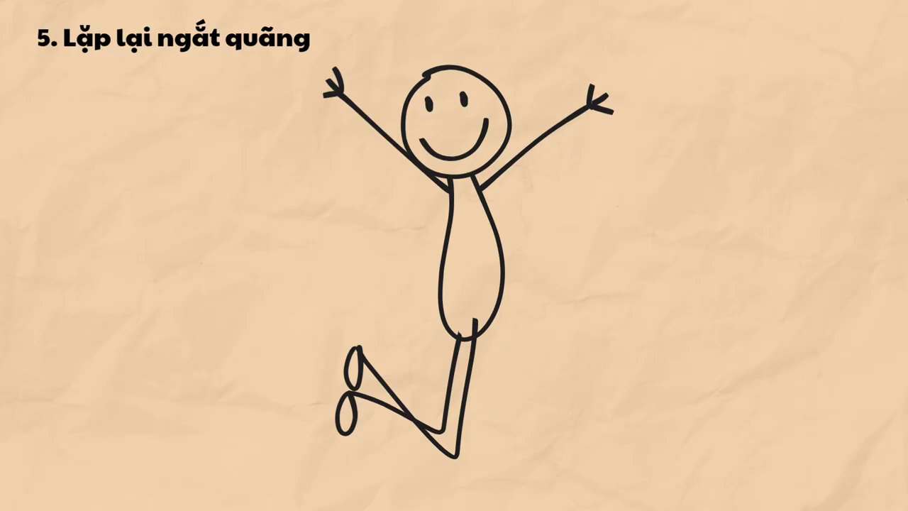 So sánh minh họa giữa lịch học dồn ép căng thẳng và lịch học giãn cách đều đặn, thoải mái.