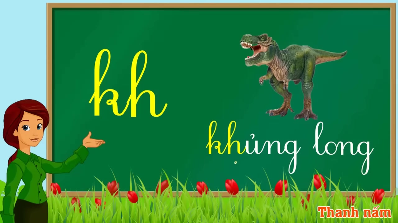Ví dụ sinh động với chữ "Kh" qua hình ảnh con khỉ.