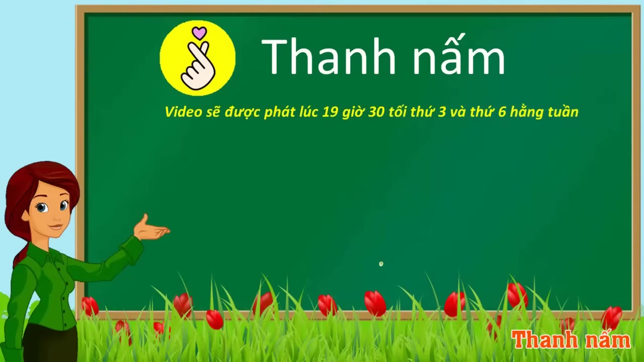 Kết thúc bài học, cô giáo vui vẻ chào tạm biệt các bé, hẹn gặp lại trong video tiếp theo.