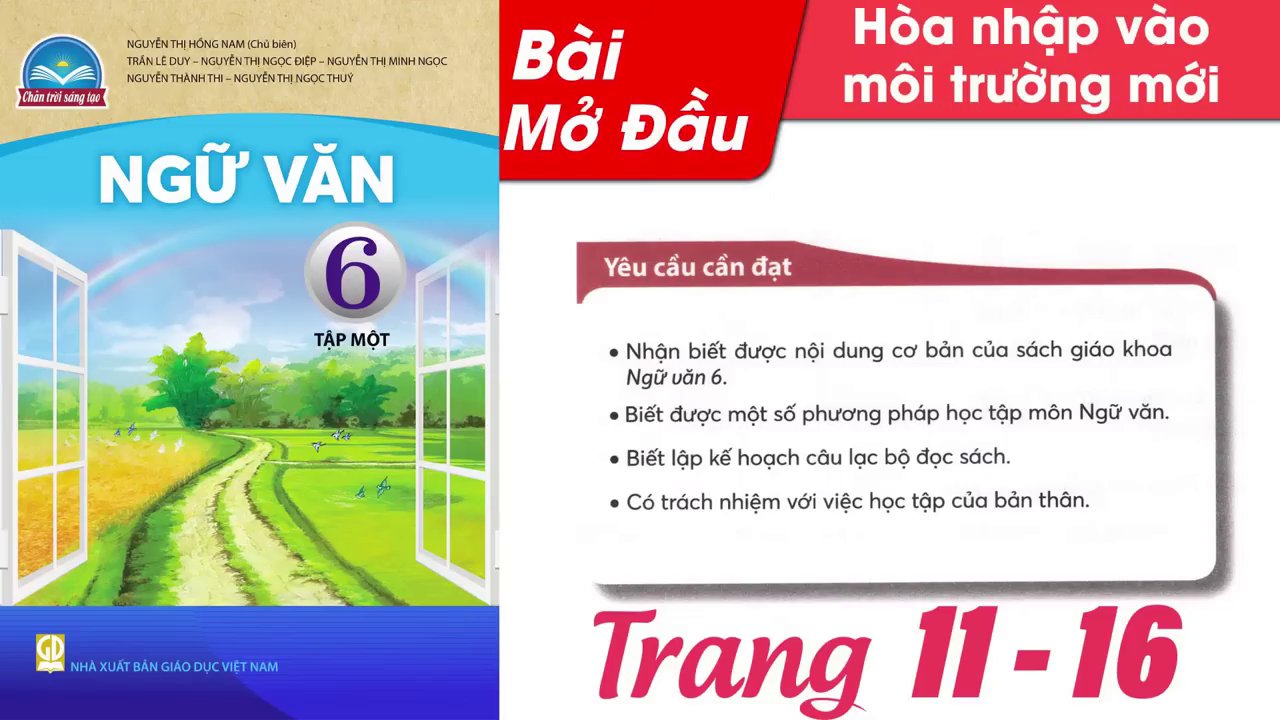 Cô giáo giới thiệu sách Ngữ Văn 6, bộ Chân Trời Sáng Tạo - khởi đầu cho một hành trình mới.