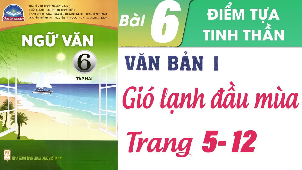 Cô giáo giới thiệu bài học "Điểm tựa tinh thần" trong sách Ngữ Văn 6, bộ Chân Trời Sáng Tạo.