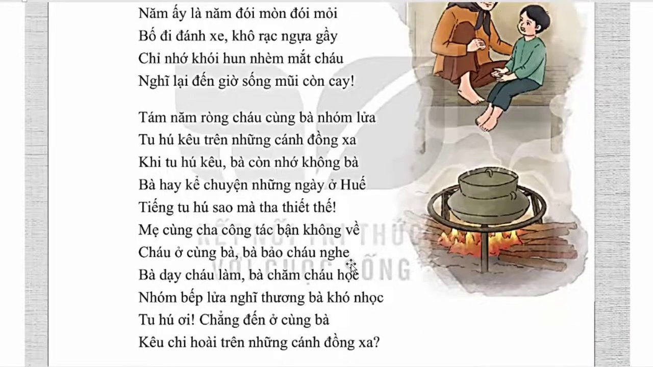 Hình ảnh ẩn dụ "ngọn lửa lòng bà" tượng trưng cho tình yêu thương và sức sống mãnh liệt.