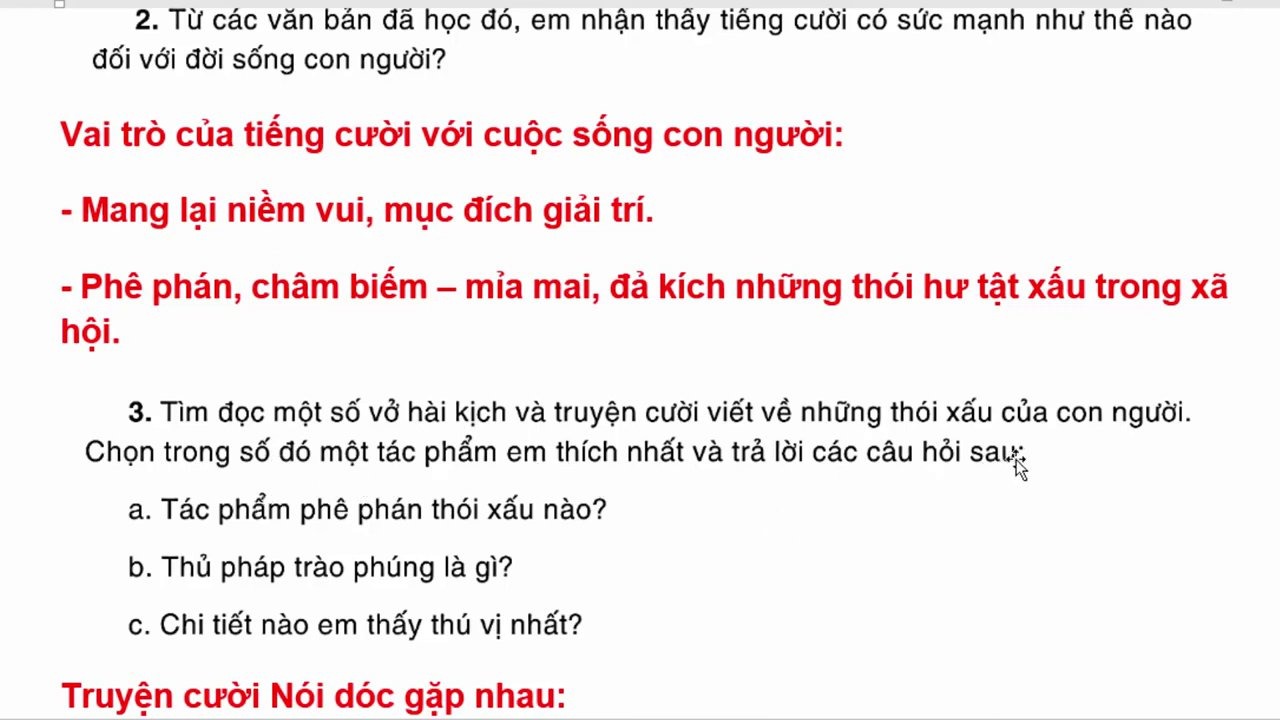 Hình ảnh thể hiện một chi tiết phóng đại, gây cười trong một vở kịch hoặc truyện tranh.