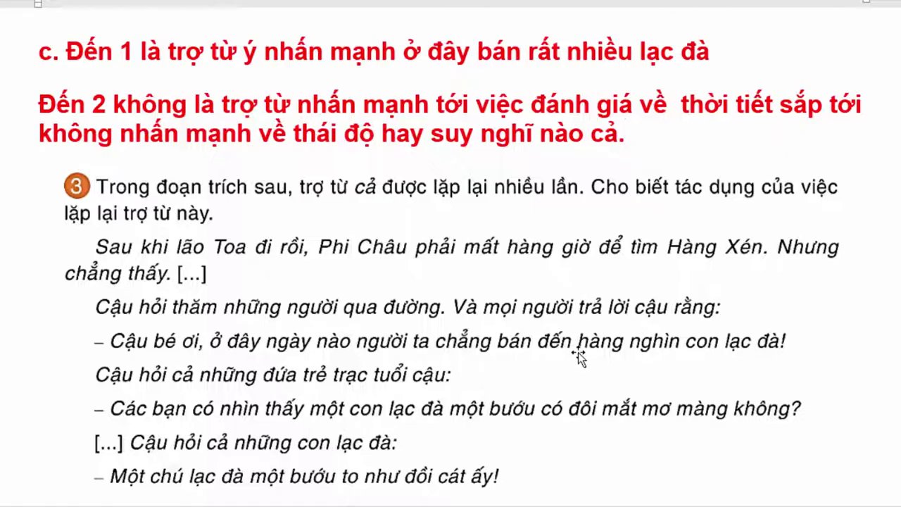 Hình ảnh minh họa cậu bé Phi Châu đang hỏi thăm một người dân làng về chú lạc đà bị lạc.