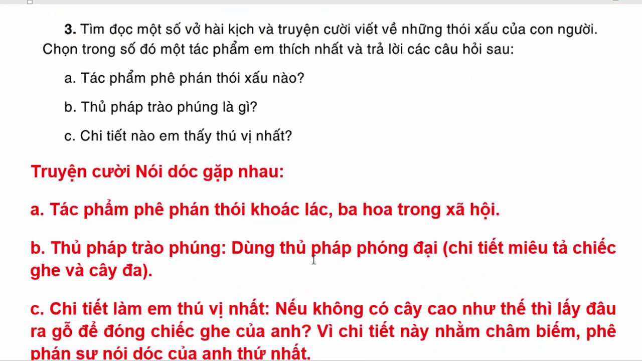 Hình ảnh so sánh giữa nhân vật trong hài kịch và truyện cười, thể hiện đối tượng phê phán khác nhau.
