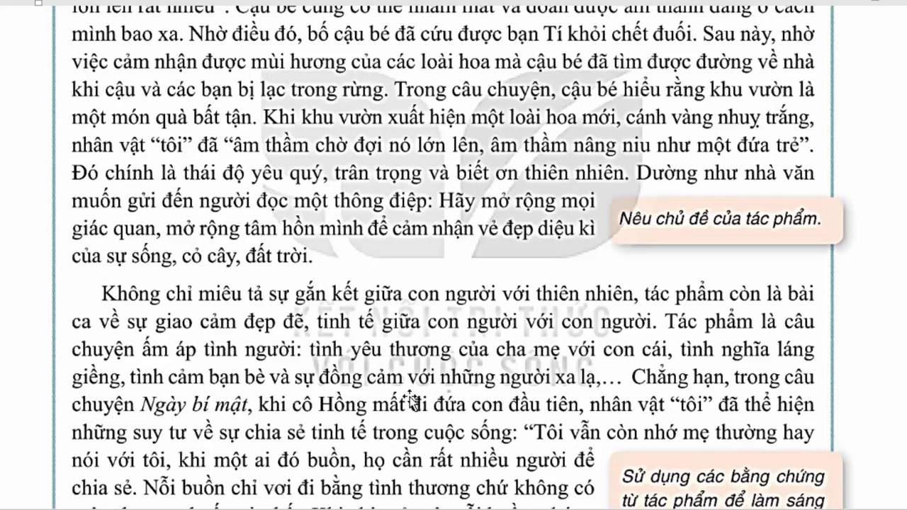 Hình ảnh những hạt mầm nhỏ bé nảy nở, tượng trưng cho tình yêu thương và vẻ đẹp được trao đi.