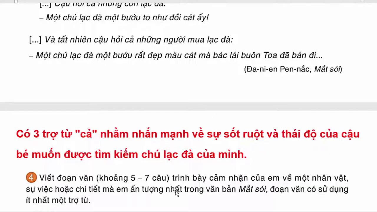 Hình ảnh minh họa một học sinh đang viết bài tập cảm nhận về một tác phẩm văn học.