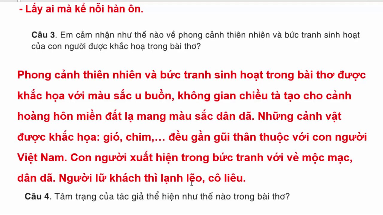 Hình ảnh ẩn dụ về "nỗi hàn ôn" - sự lạnh lẽo, cô đơn trong lòng người xa xứ.